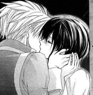 漫画亲吻,漫画中的亲吻定格